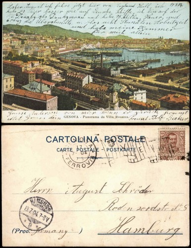Cartolina genova - cartolina,