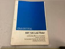 brochure depliant cagiva SST 125 low rider catalogo parti di ricambio 