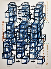 Friedrich Gräsel litografia a