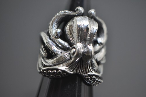 Anello polpo massiccio - anello,