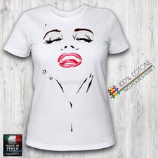 T-shirt MAGLIETTA Donna MARILYN Monroe moda design 