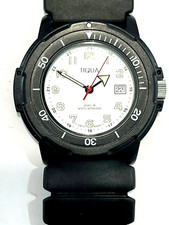 Orologio Tiqua Sub a batteria quadrante Bianco