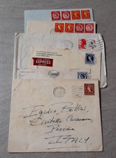9 buste  estere  vari anni