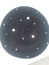 Basco Cappello Nero Lana Con