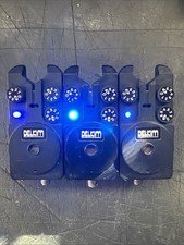 3 X OLD SCHOOL DELKIM STANDARD CARPA/BARBEL ALLARME MORSO BUZZERS LED BLU ?