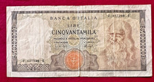 ITALIA BANCONOTA RARA DA 50000