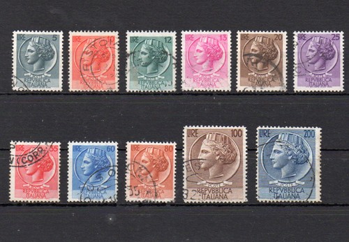 Italia 1953 serie turrita - italia,