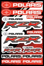 Polaris rzr rasoio adesivo - rasoio,