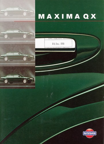Nissan maxima depliant - nissan,