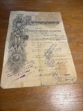 Regio Esercito -Foglio congedo
