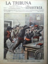 La Tribuna Illustrata 20 Febbraio 1910 Caulonia Sahara Majorana Asiago Demartis