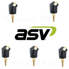 5 chiavi di accensione ASV Skid Steer Loader e caricatori cingolati compatti 0310-072