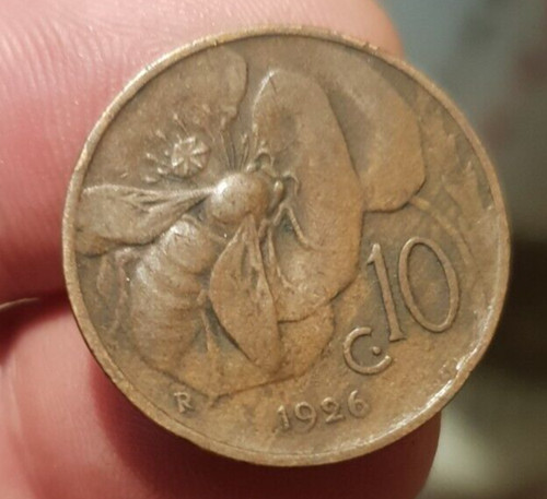 Une monnaie italie 10 - une, d'italie