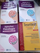 ALPHA TEST PSICOLOGIA 4 VOLUMI come nuovo 