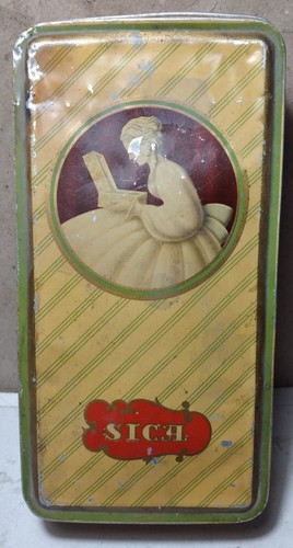 Antica scatola latta - scatola, di