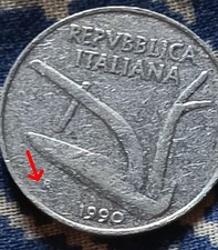 Moneta rep italiana 10 - moneta,