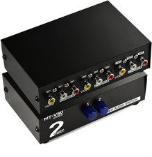 Commutatore RCA a 2 Vie AV 2