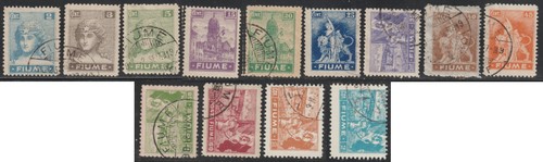 1919 fiume francobolli usato - 1919,