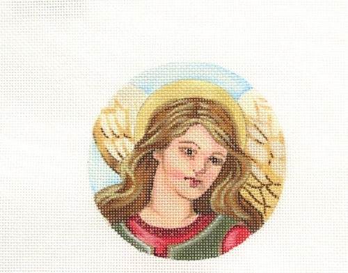 Ornamento volto angelo liz - angelo, /