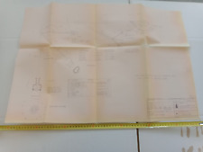 disegno tecnico originale Maserati 1994 Quattroporte 337 particolare cavi motore