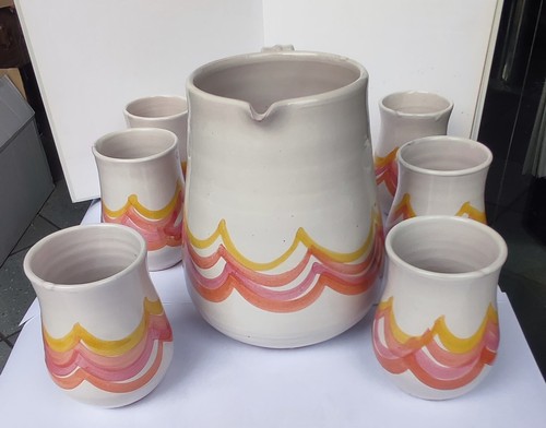 Set bicchieri brocca - 7,