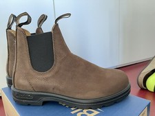 BLUNDSTONE - BROWN NUBUCK PEBBLE - Scarpe uomo stivaletti - Classic
