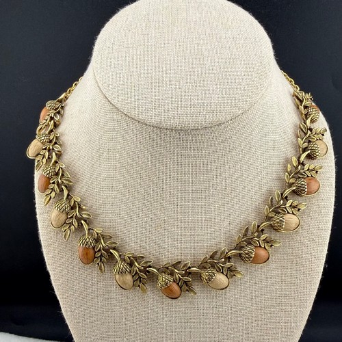 Collana ghianda vintage - collana, nodi