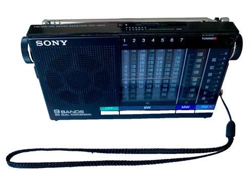 Sony recepteur mondial icf - sony,
