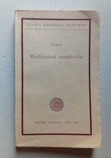 Cartesio MEDITAZIONI METAFISICHE Ed. Laterza 1960