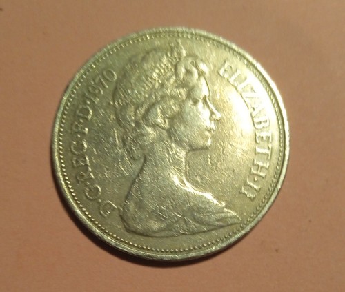 New pence coín 1970 - pence,