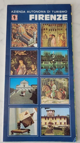Mappa epoca firenze - firenze, 1984