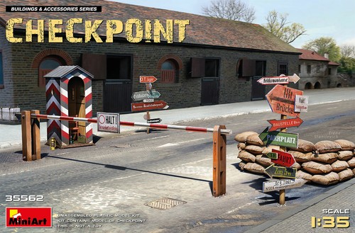 Checkpoint diorama 35 - diorama, 1:35
