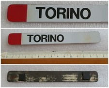 Targhetta calcio ⚽️ TORINO ? targa CALAMITE auto badge no distintivo 15,5/2 cm