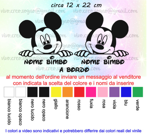 Adesivo bimbo bimbi bordo - bimbo,