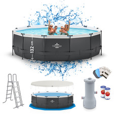 Dardaruga Piscina Fuori Terra Ø 488 x 132 cm MAUI con KIT full optional