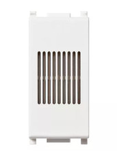 Suoneria/ronzatore ad incasso Vimar Plana 12V 22.3x49x41.5mm bianco - 14370.SR