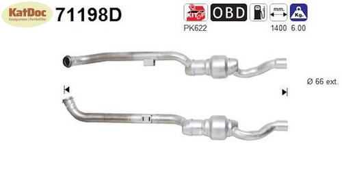 Catalizzatore per mercedes - catalizzatore,