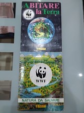2 Album Panini WWF (Natura da Salvare -1 Figurina) (Abitare La Terra -16 Figurin