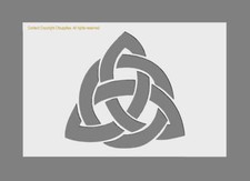 Stencil Mylar Celtic Trinity