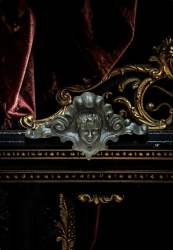 Mascherone decorativo fregio - mascherone, decorativo,