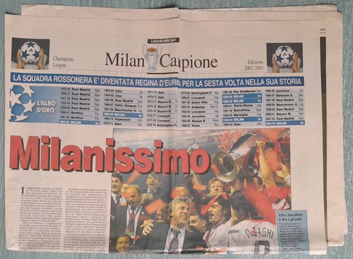 Milanissimo inserto gazzetta - inserto,