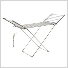 STENDINO ELETTRICO STENDI BIANCHERIA PIEGHEVOLE ALLUMINIO ASCIUGA PANNI 260W