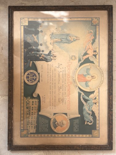 Quadro religioso vintage