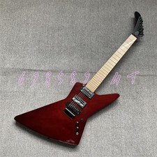 Brown Explorer Chitarra Elettrica 7 Corde Palissandro Corpo HH Pickup FR Bridge