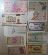 LOTTO DI 10 BANCONOTE TUTTE DIVERSE FDS  (LOTTO N. 12)