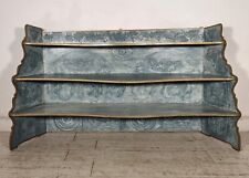 ANTICA PIATTAIA ETAGERE legno dipinto EPOCA 900 MOBILE libreria ALZATA VENEZIANA