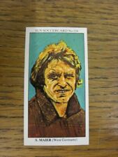 1978/1979 Sun Soccercard No.124 - West Germany, Sepp Maier - International stars