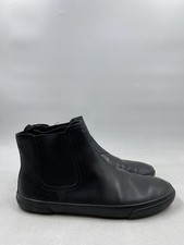 Prada Black Leather Chelsea