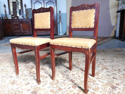 Coppia poltroncine massello - coppia,