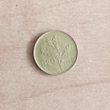 Moneta Italia 20 Lire 1980 L